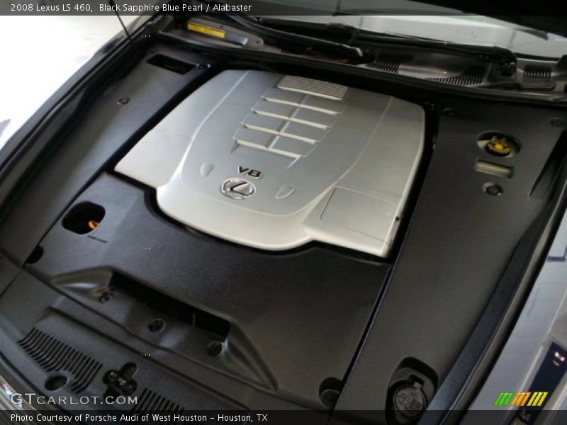 Black Sapphire Blue Pearl / Alabaster 2008 Lexus LS 460