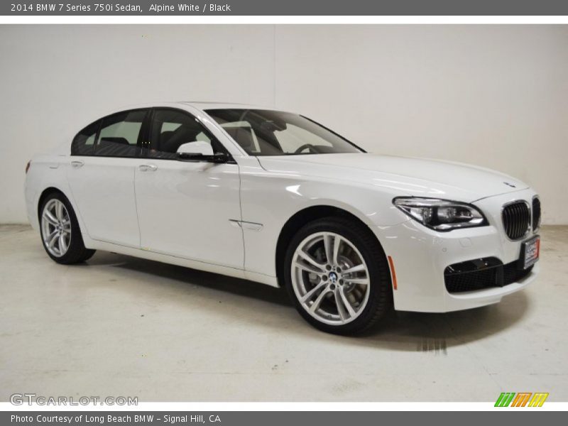 Alpine White / Black 2014 BMW 7 Series 750i Sedan