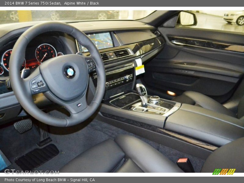Black Interior - 2014 7 Series 750i Sedan 