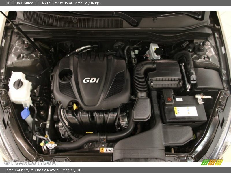 Metal Bronze Pearl Metallic / Beige 2013 Kia Optima EX