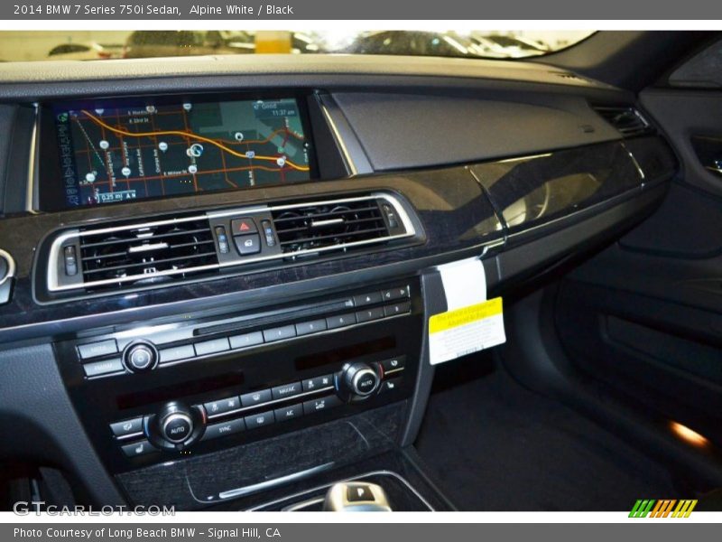 Alpine White / Black 2014 BMW 7 Series 750i Sedan