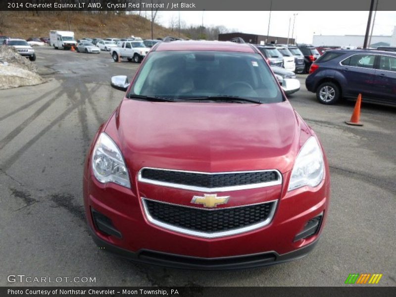 Crystal Red Tintcoat / Jet Black 2014 Chevrolet Equinox LT AWD