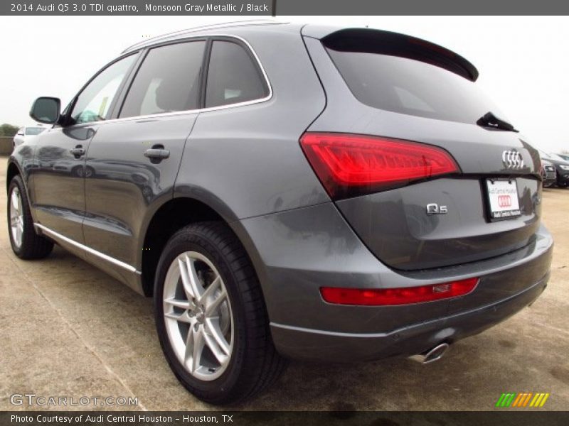 Monsoon Gray Metallic / Black 2014 Audi Q5 3.0 TDI quattro