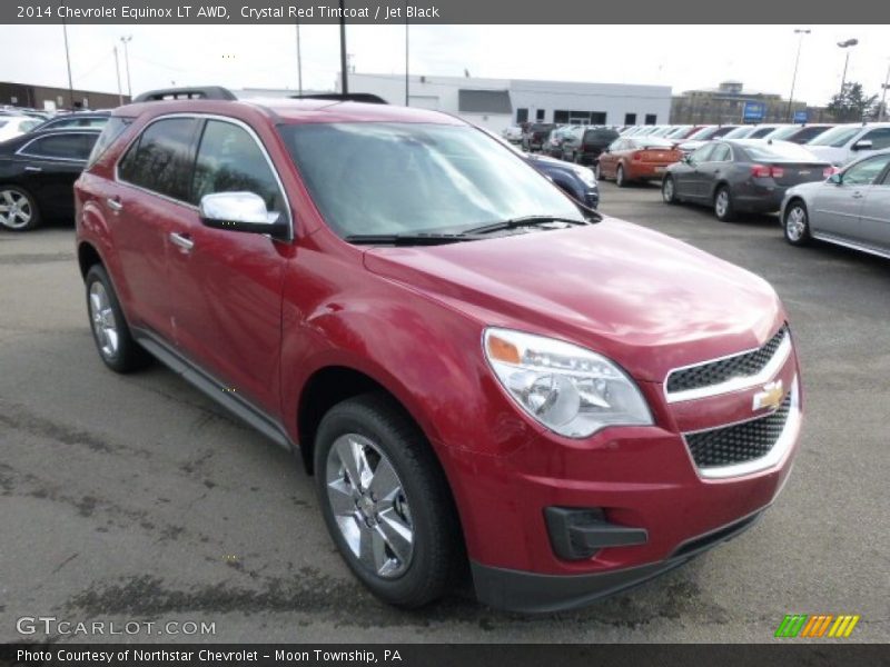 Crystal Red Tintcoat / Jet Black 2014 Chevrolet Equinox LT AWD