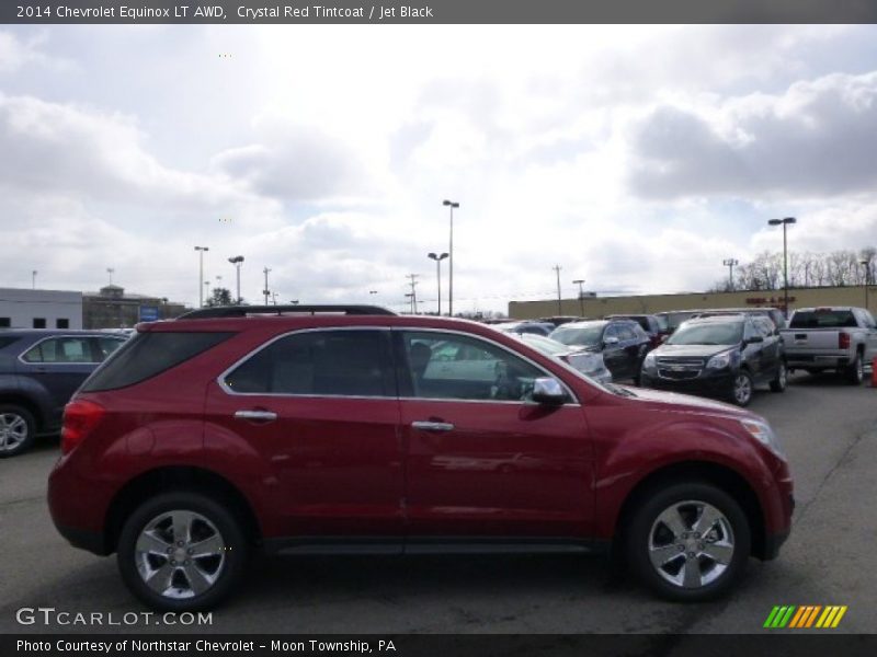 Crystal Red Tintcoat / Jet Black 2014 Chevrolet Equinox LT AWD