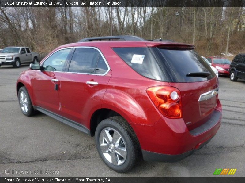 Crystal Red Tintcoat / Jet Black 2014 Chevrolet Equinox LT AWD