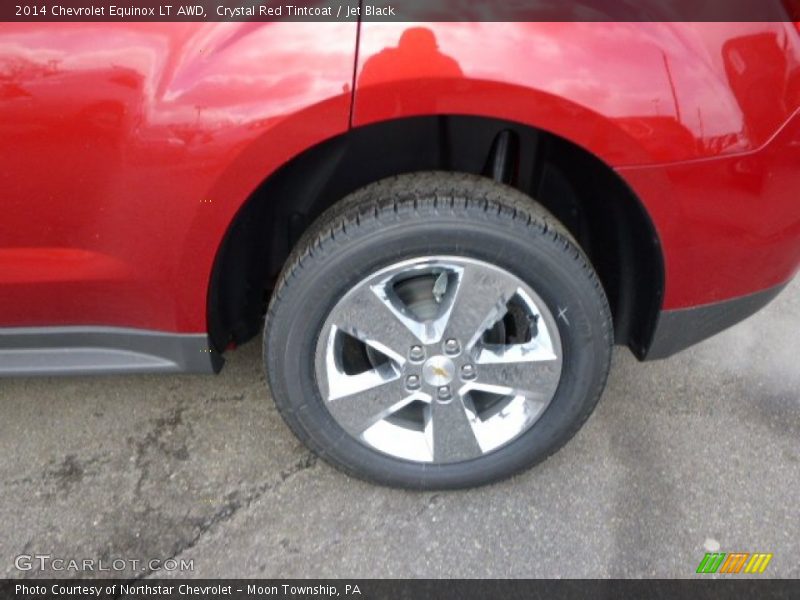 Crystal Red Tintcoat / Jet Black 2014 Chevrolet Equinox LT AWD