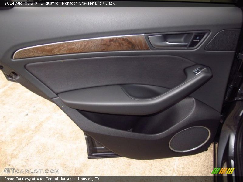Monsoon Gray Metallic / Black 2014 Audi Q5 3.0 TDI quattro
