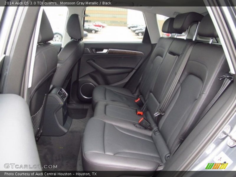 Monsoon Gray Metallic / Black 2014 Audi Q5 3.0 TDI quattro
