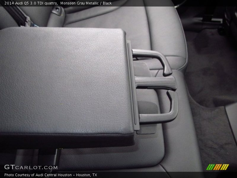 Monsoon Gray Metallic / Black 2014 Audi Q5 3.0 TDI quattro