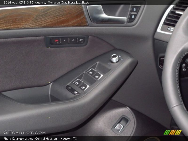Monsoon Gray Metallic / Black 2014 Audi Q5 3.0 TDI quattro