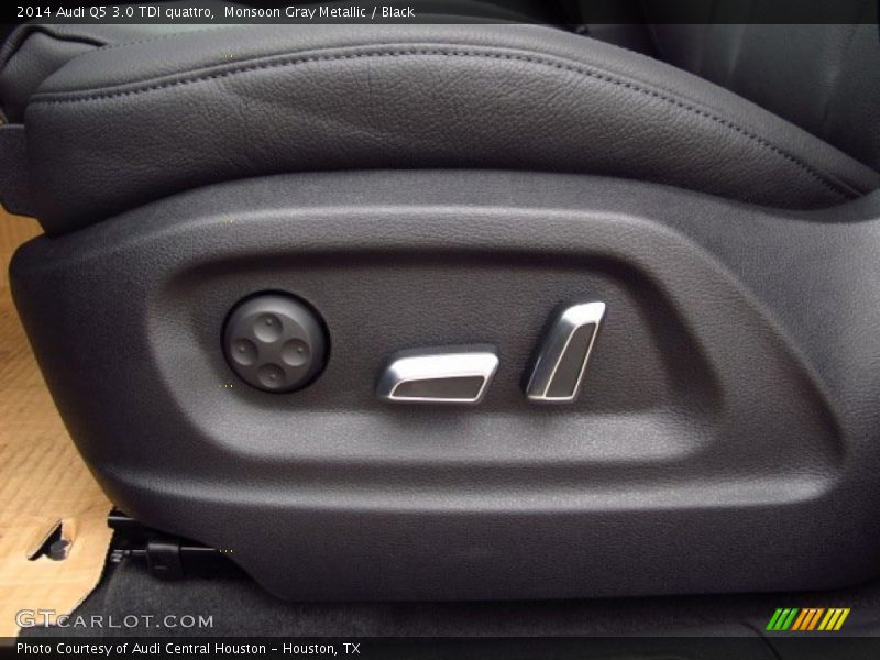 Monsoon Gray Metallic / Black 2014 Audi Q5 3.0 TDI quattro