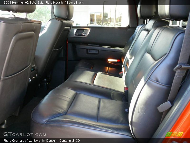 Solar Flare Metallic / Ebony Black 2008 Hummer H2 SUV