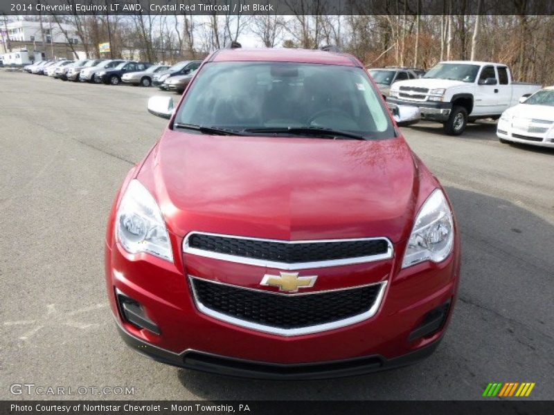 Crystal Red Tintcoat / Jet Black 2014 Chevrolet Equinox LT AWD