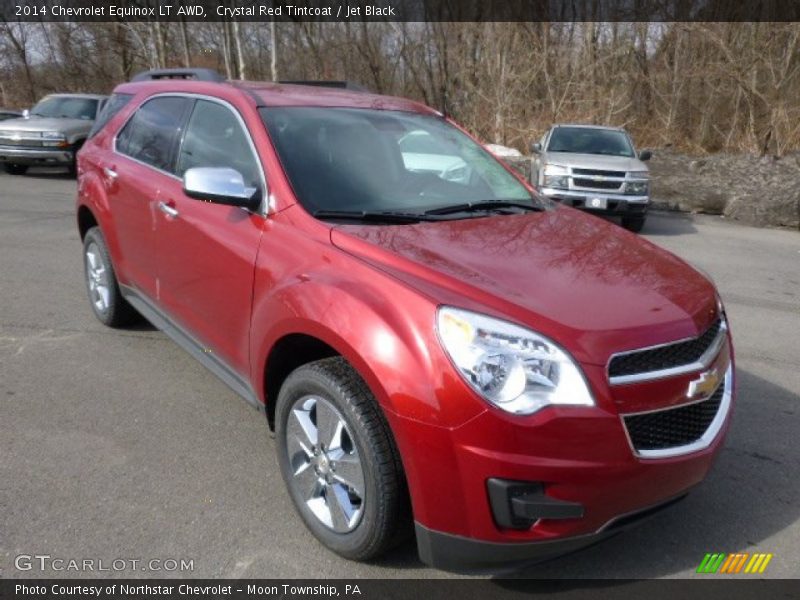 Crystal Red Tintcoat / Jet Black 2014 Chevrolet Equinox LT AWD