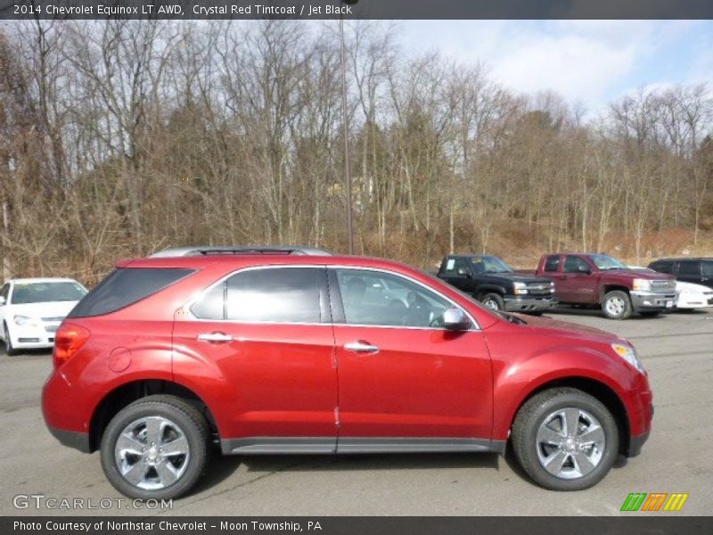 Crystal Red Tintcoat / Jet Black 2014 Chevrolet Equinox LT AWD