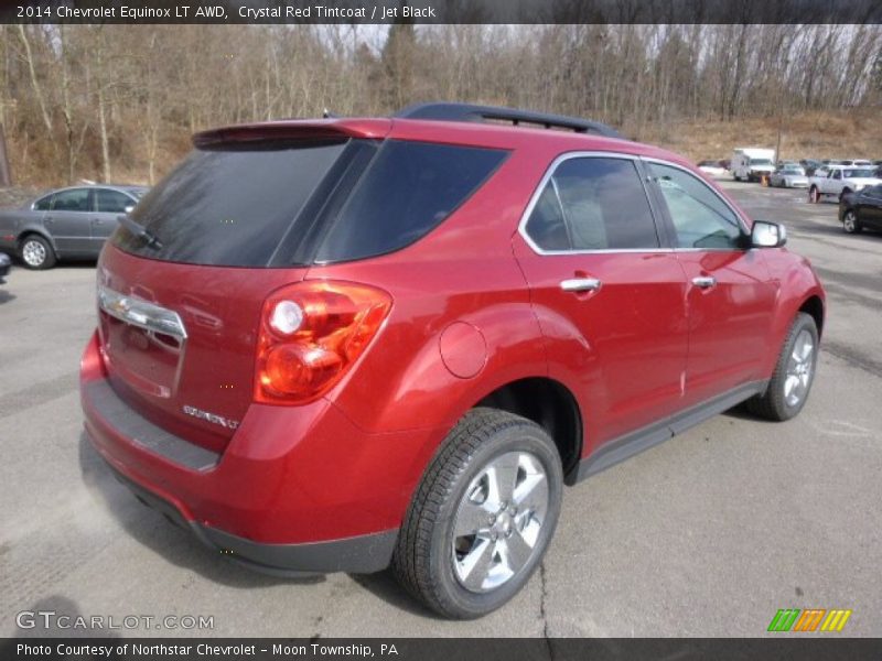 Crystal Red Tintcoat / Jet Black 2014 Chevrolet Equinox LT AWD