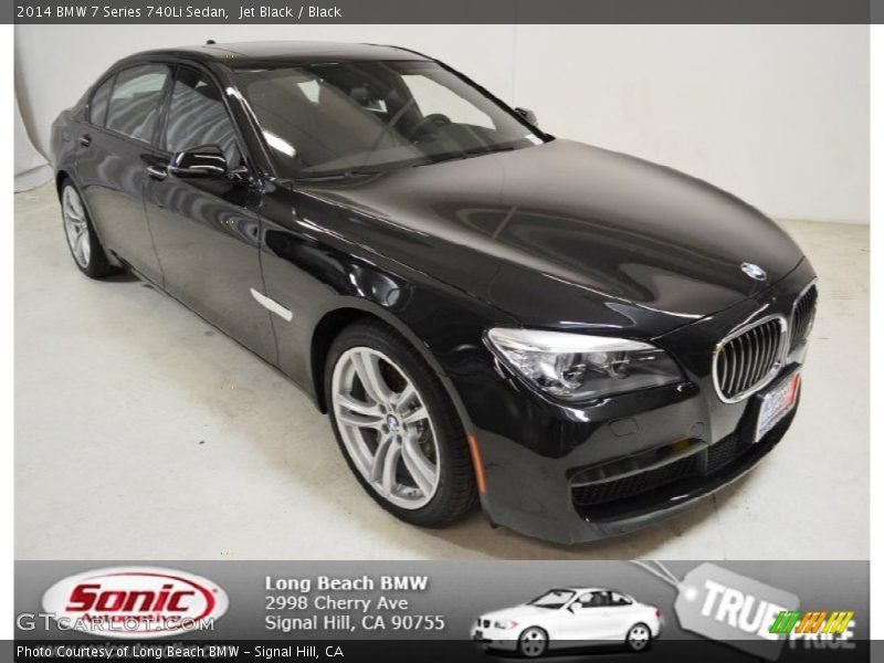 Jet Black / Black 2014 BMW 7 Series 740Li Sedan