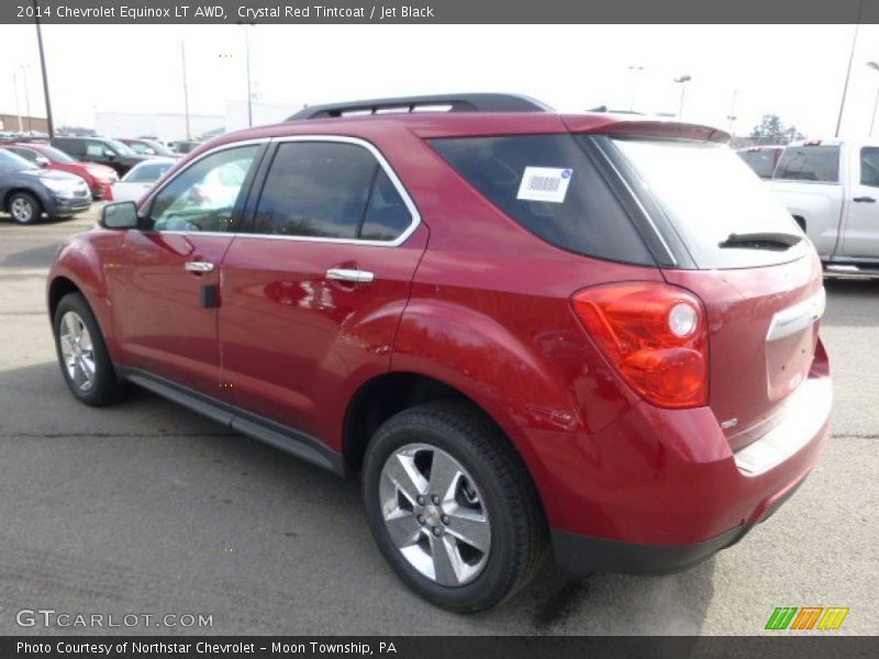 Crystal Red Tintcoat / Jet Black 2014 Chevrolet Equinox LT AWD