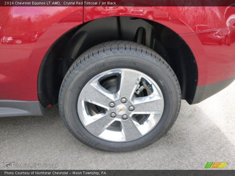 Crystal Red Tintcoat / Jet Black 2014 Chevrolet Equinox LT AWD