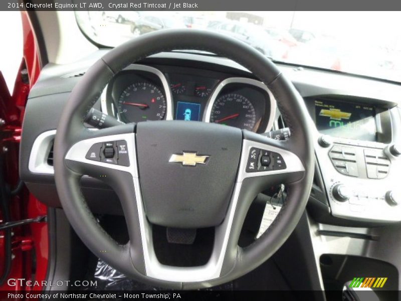 Crystal Red Tintcoat / Jet Black 2014 Chevrolet Equinox LT AWD