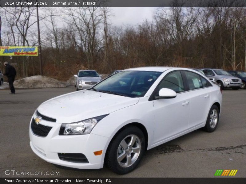 Summit White / Jet Black 2014 Chevrolet Cruze LT