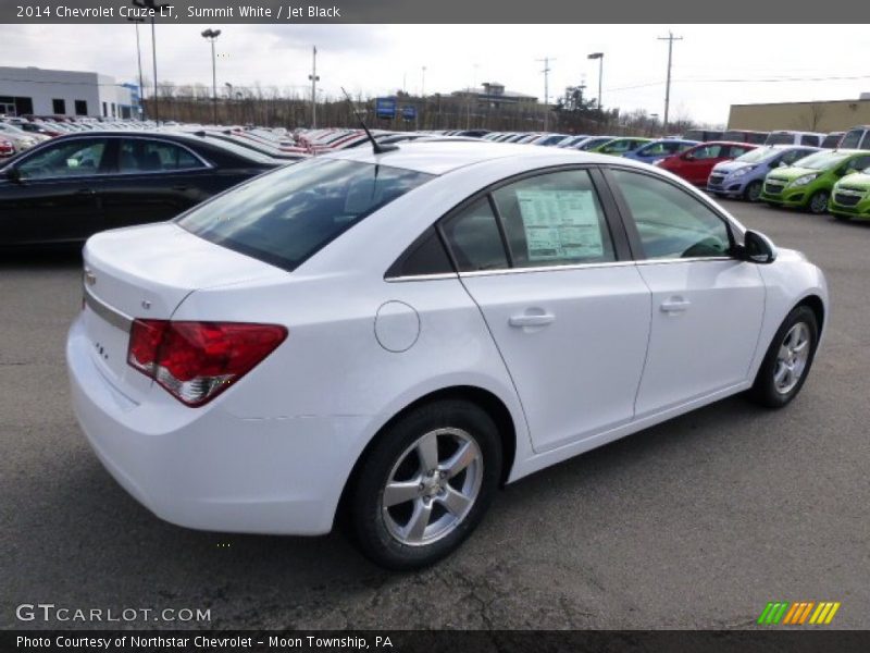 Summit White / Jet Black 2014 Chevrolet Cruze LT