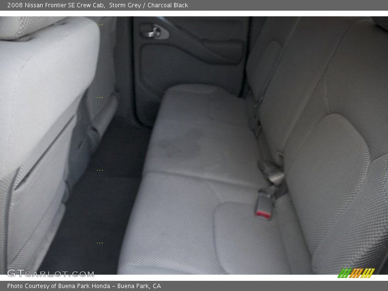 Storm Grey / Charcoal Black 2008 Nissan Frontier SE Crew Cab