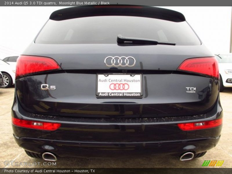 Moonlight Blue Metallic / Black 2014 Audi Q5 3.0 TDI quattro