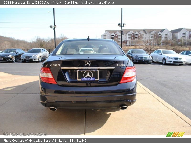 Capri Blue Metallic / Almond/Mocha 2011 Mercedes-Benz C 300 Sport 4Matic