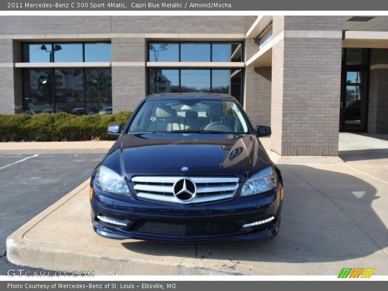 Capri Blue Metallic / Almond/Mocha 2011 Mercedes-Benz C 300 Sport 4Matic