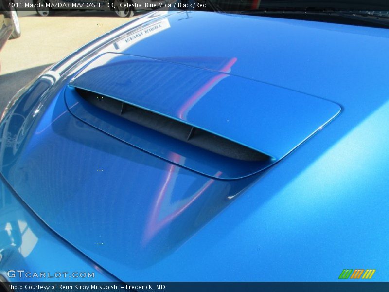 Celestial Blue Mica / Black/Red 2011 Mazda MAZDA3 MAZDASPEED3