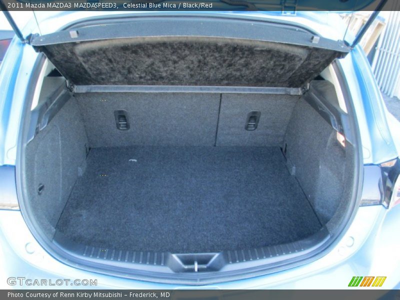 Celestial Blue Mica / Black/Red 2011 Mazda MAZDA3 MAZDASPEED3