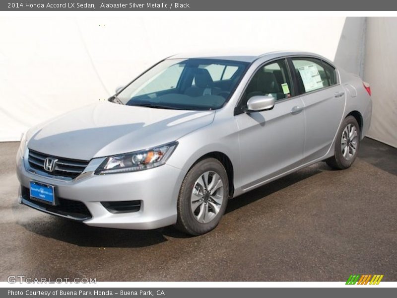 Alabaster Silver Metallic / Black 2014 Honda Accord LX Sedan