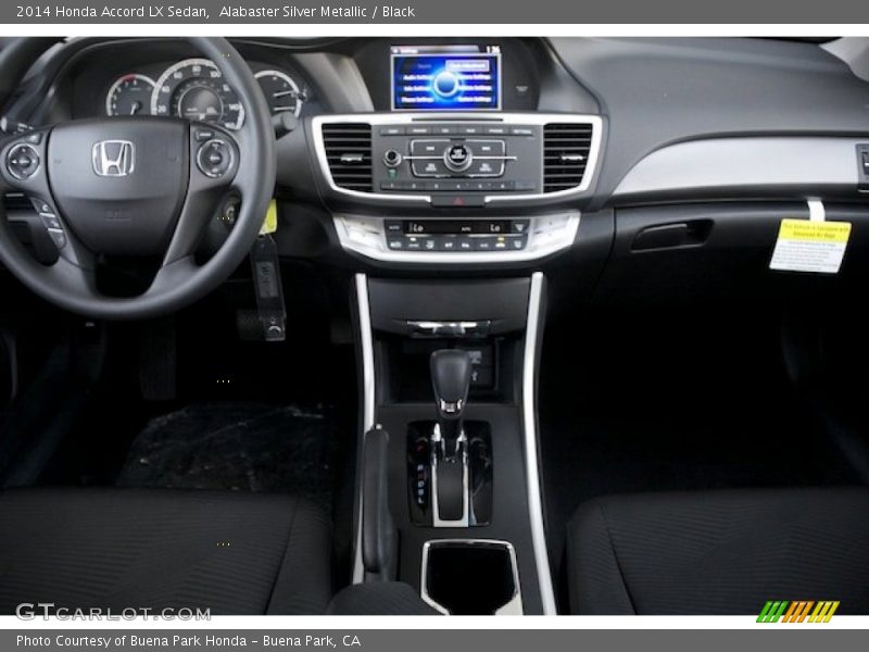 Alabaster Silver Metallic / Black 2014 Honda Accord LX Sedan