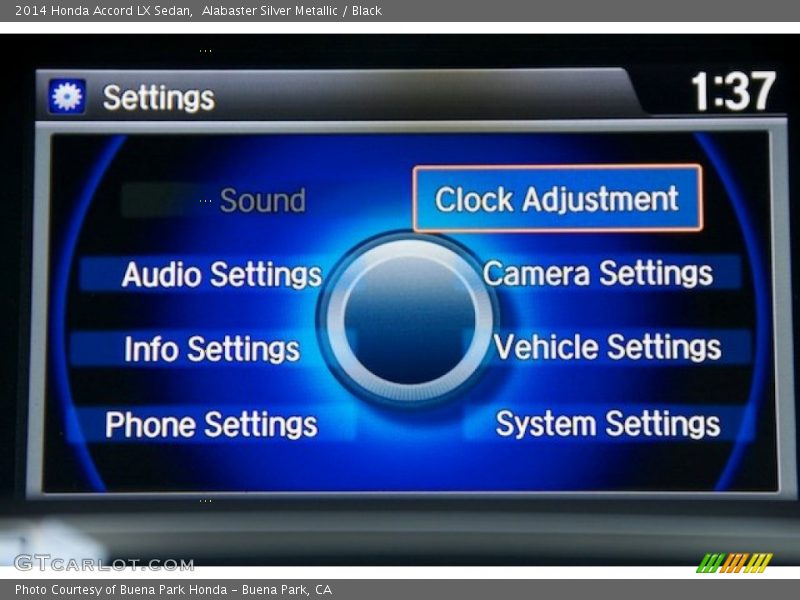 Alabaster Silver Metallic / Black 2014 Honda Accord LX Sedan