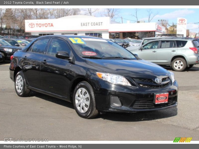 Black Sand Pearl / Ash 2012 Toyota Corolla