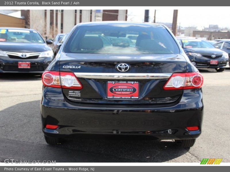 Black Sand Pearl / Ash 2012 Toyota Corolla