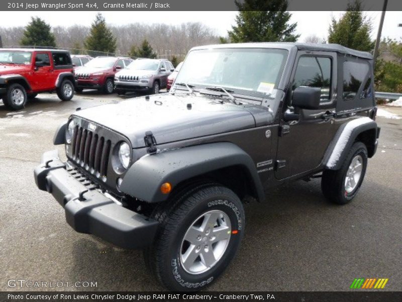 Granite Metallic / Black 2014 Jeep Wrangler Sport 4x4