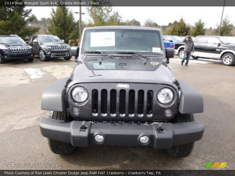 Granite Metallic / Black 2014 Jeep Wrangler Sport 4x4