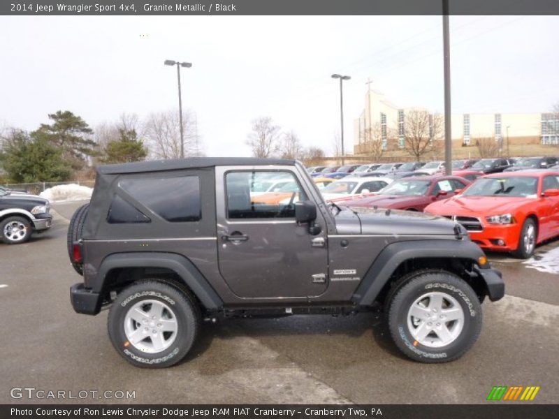 Granite Metallic / Black 2014 Jeep Wrangler Sport 4x4