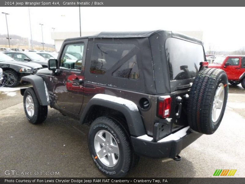 Granite Metallic / Black 2014 Jeep Wrangler Sport 4x4