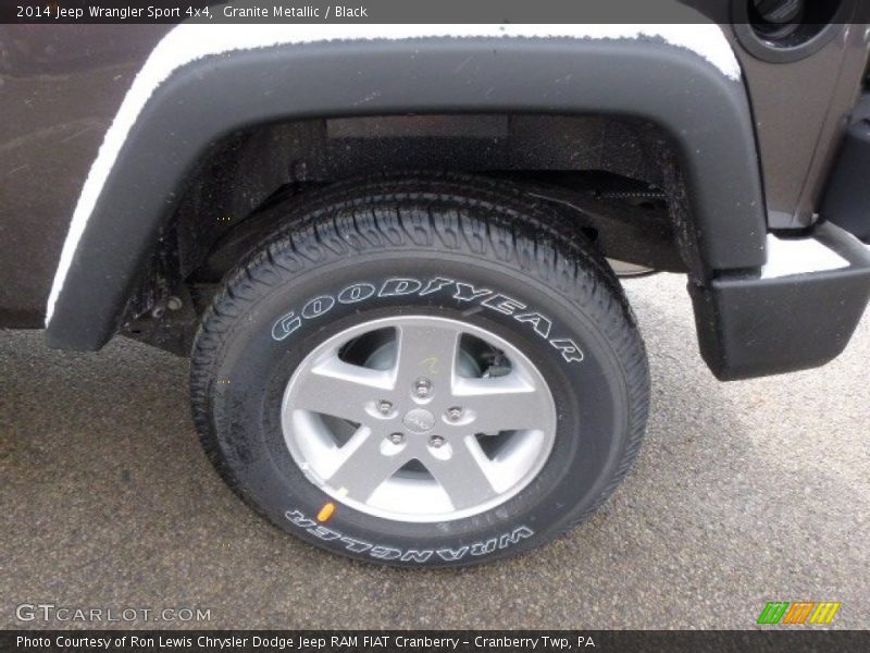 Granite Metallic / Black 2014 Jeep Wrangler Sport 4x4