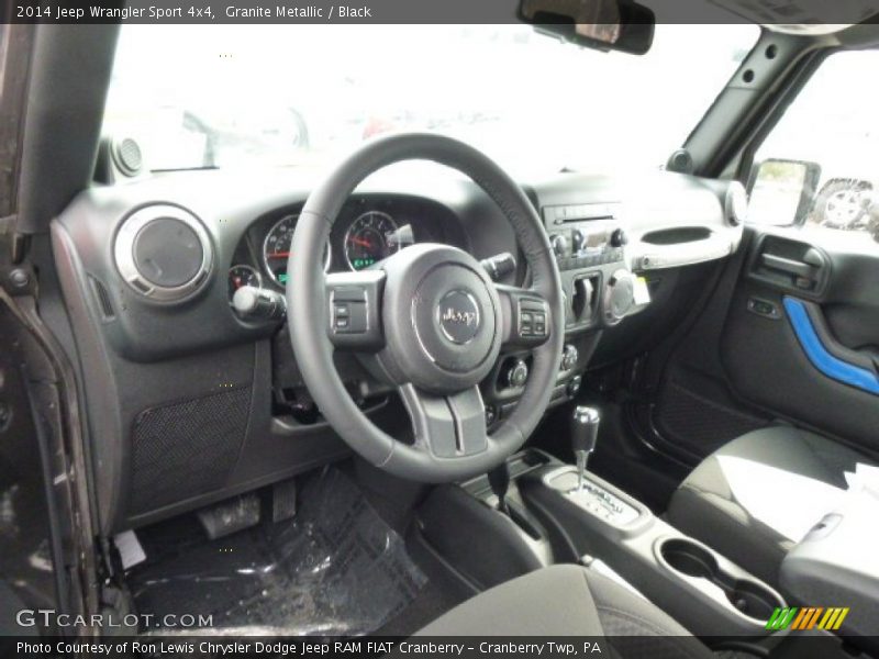 Granite Metallic / Black 2014 Jeep Wrangler Sport 4x4