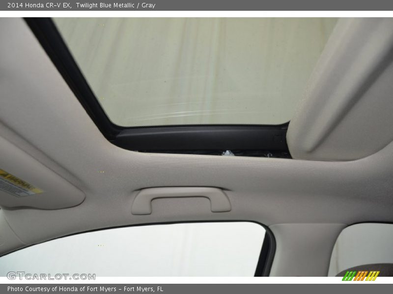 Twilight Blue Metallic / Gray 2014 Honda CR-V EX
