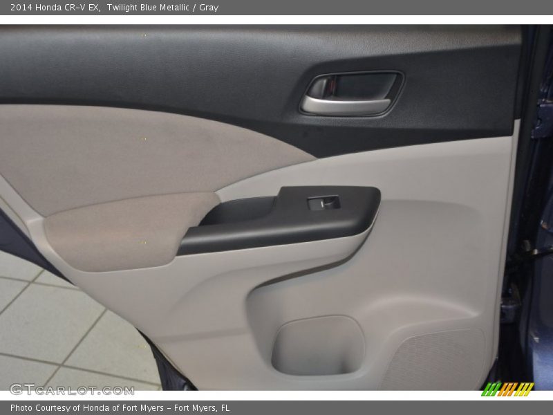 Twilight Blue Metallic / Gray 2014 Honda CR-V EX