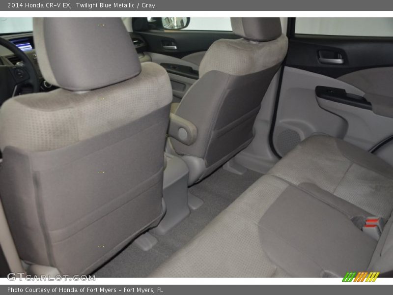 Twilight Blue Metallic / Gray 2014 Honda CR-V EX