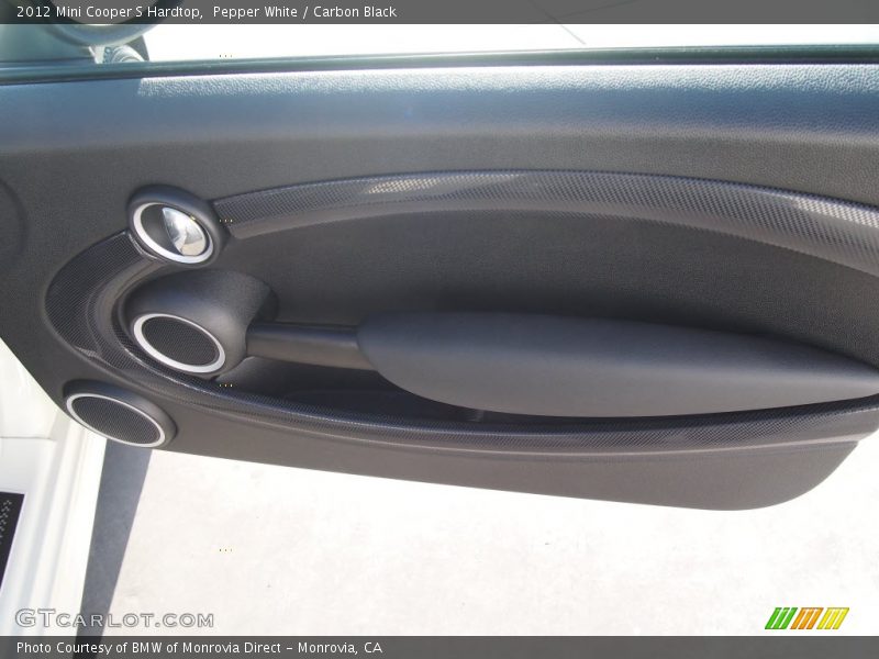 Pepper White / Carbon Black 2012 Mini Cooper S Hardtop
