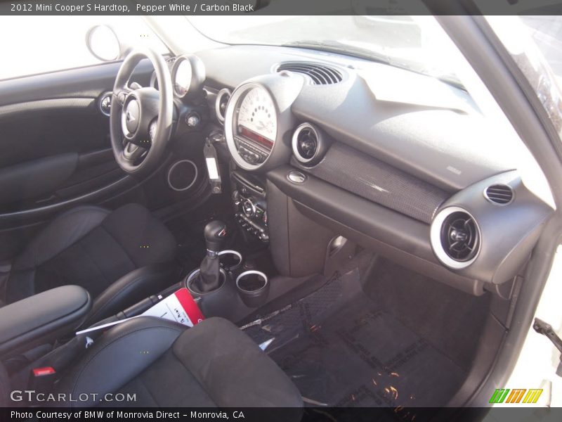 Pepper White / Carbon Black 2012 Mini Cooper S Hardtop