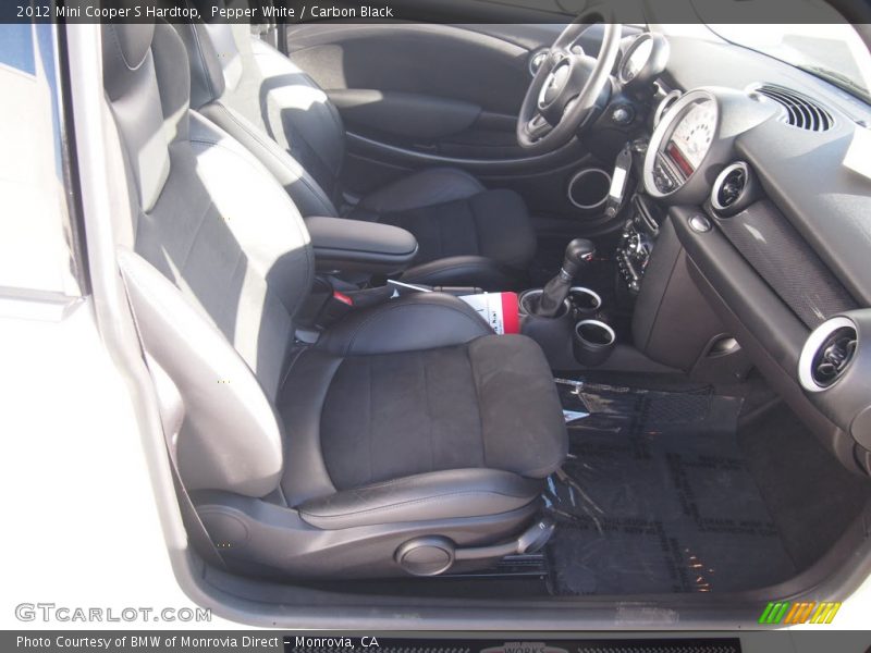 Pepper White / Carbon Black 2012 Mini Cooper S Hardtop